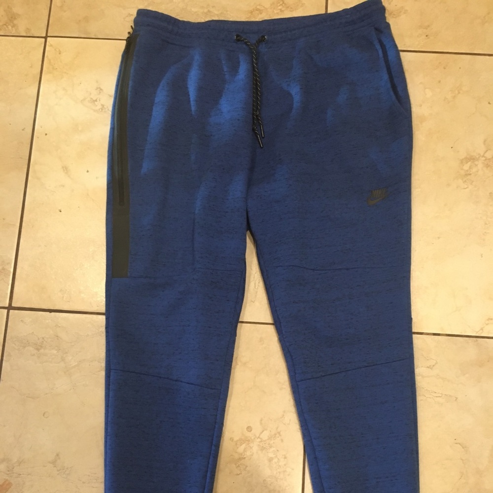Nike tech fleece  blue joggers. Size XL